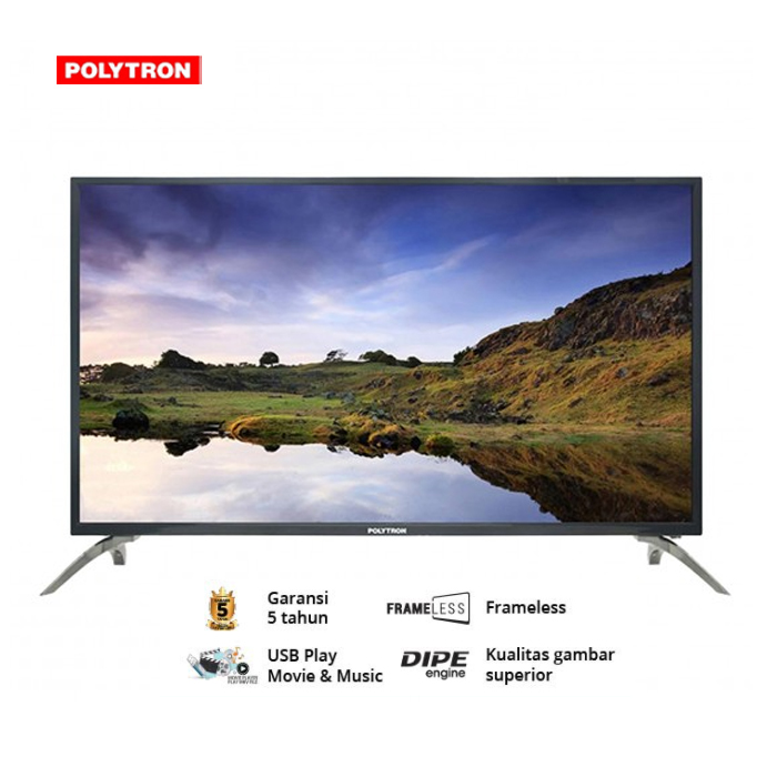 Polytron Frameless LED TV 40" - 40D8950